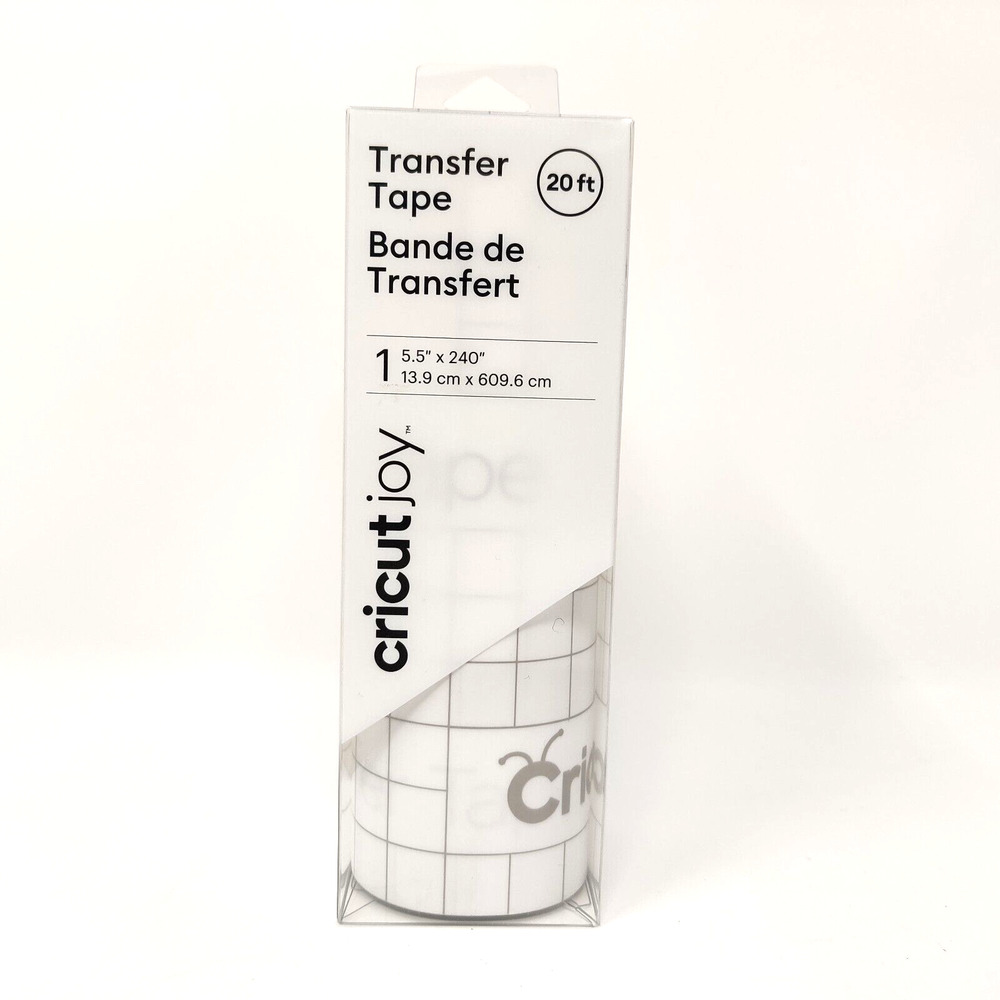 New CRICUT JOY Transfer Tape 20FT (5.5 X 240 in 13.9 x 609.6 cm) 2007374 Crafts